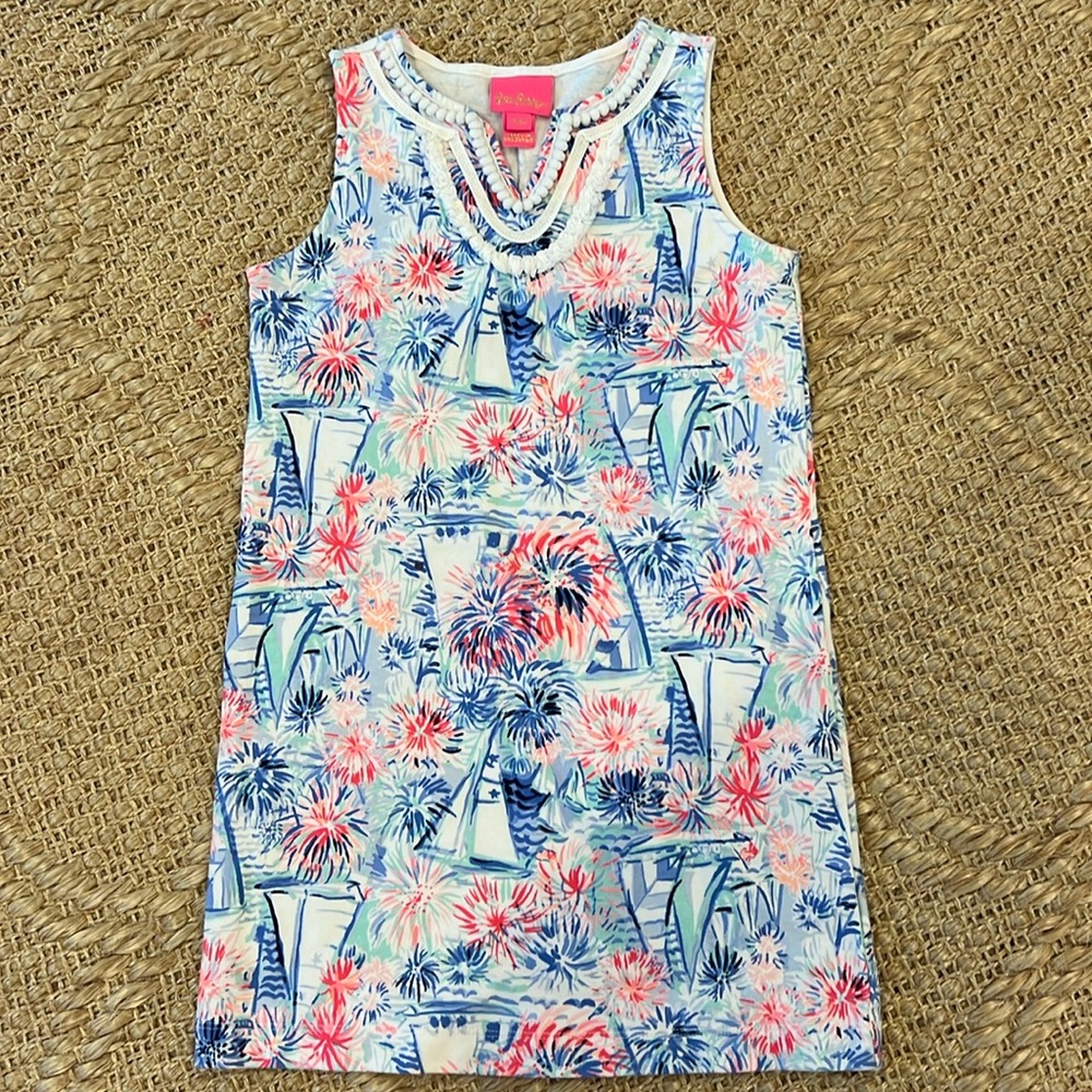 Lilly Pulitzer fireworks dress size 6-7